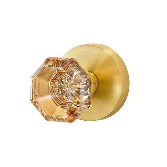 Amber knob door handle