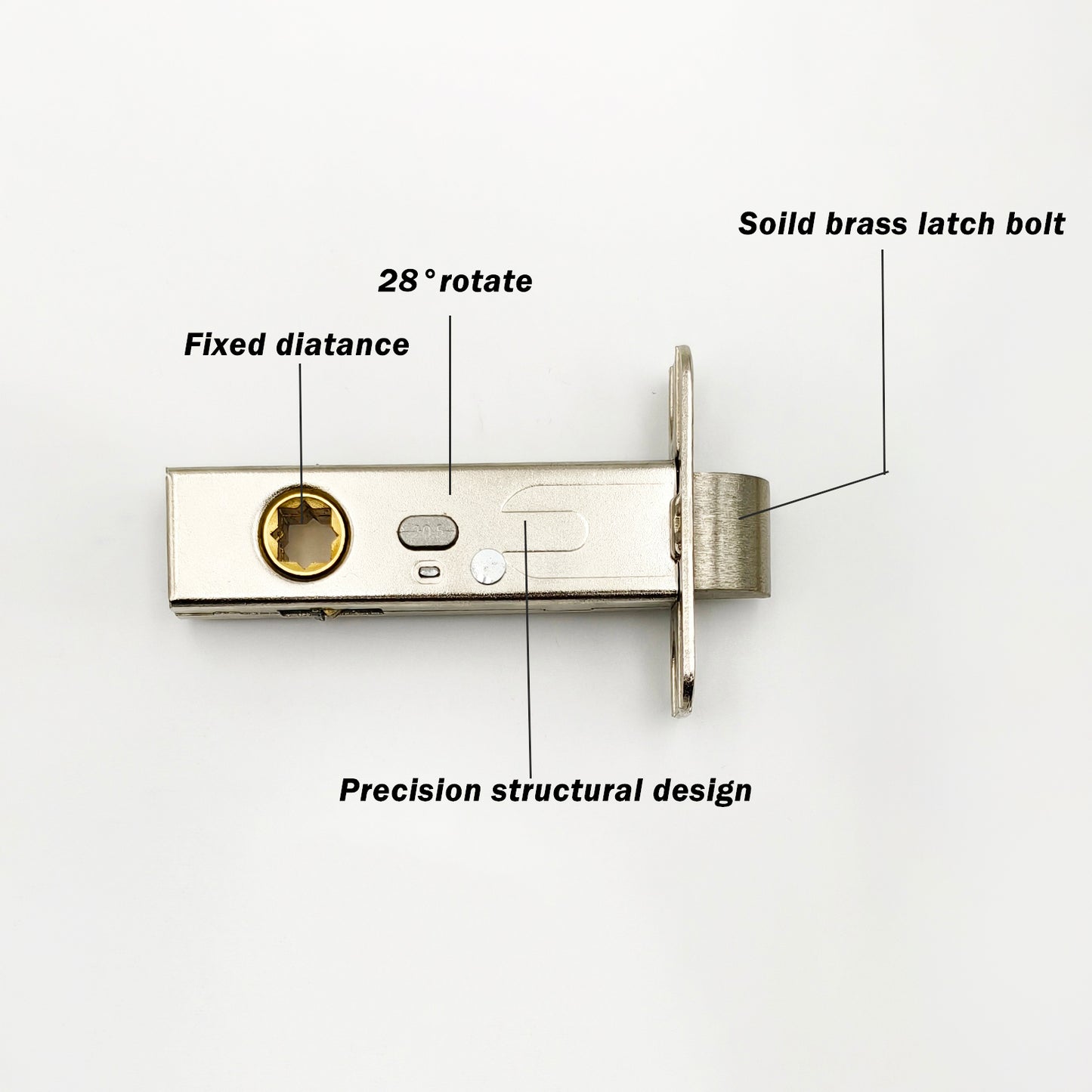 door handle fixed latch specification