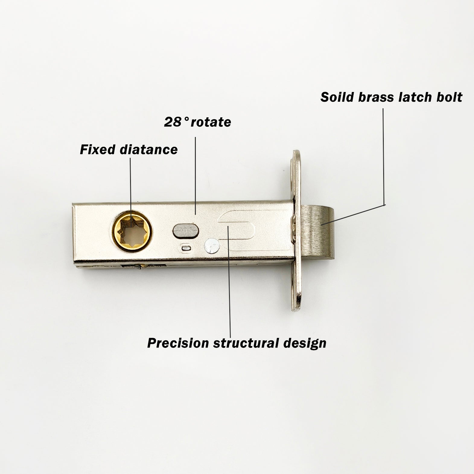 door handle fixed latch specification