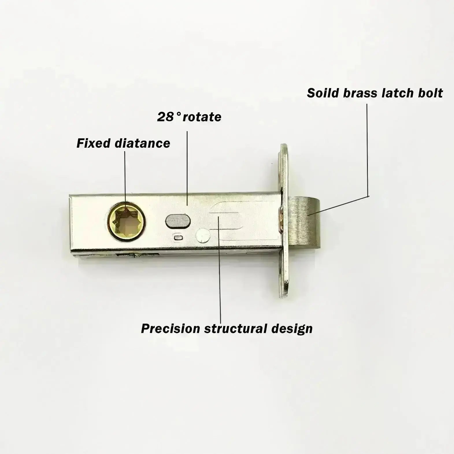 door handle fixed latch specification