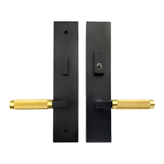 half knurled multipoint lock