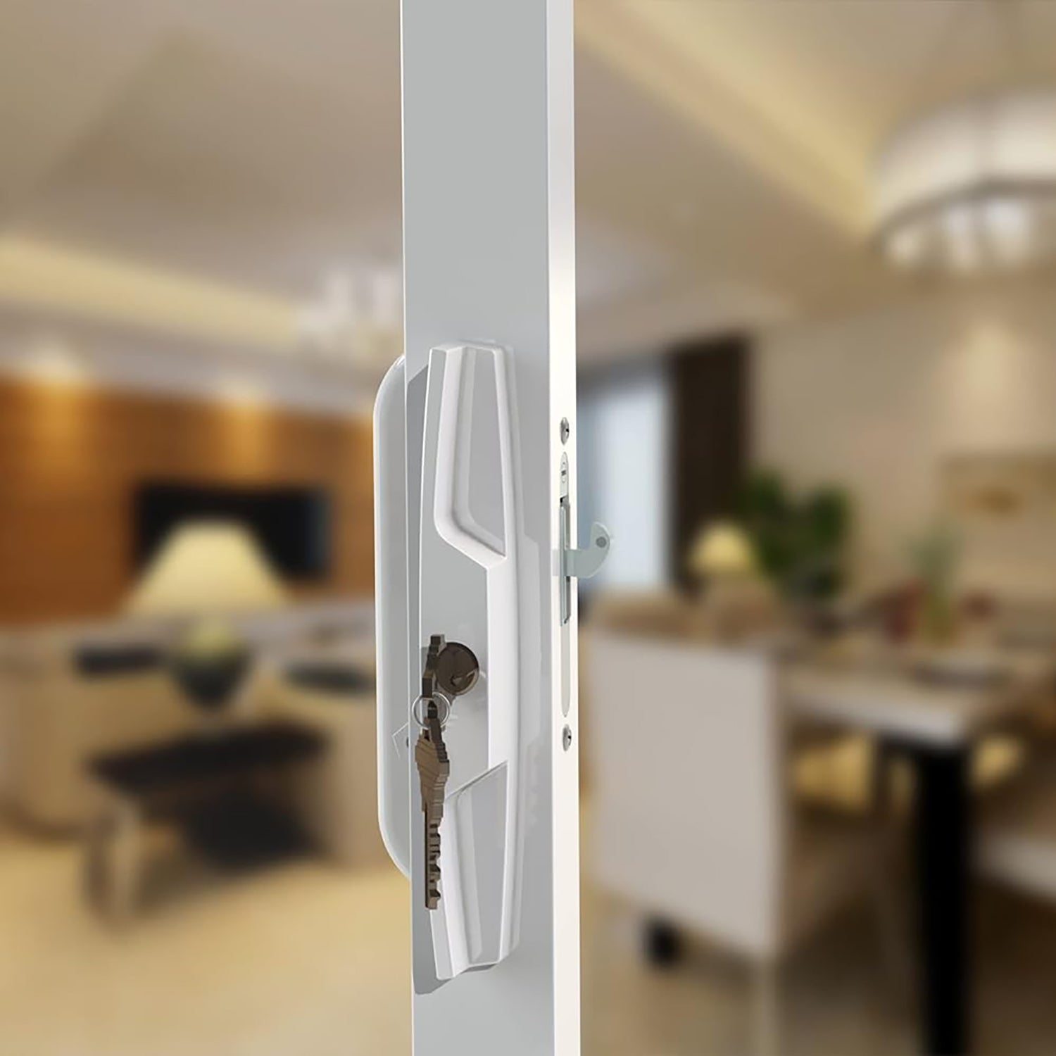 patio sliding door lock function picture