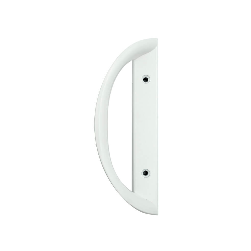 A handle of patio sliding door lock