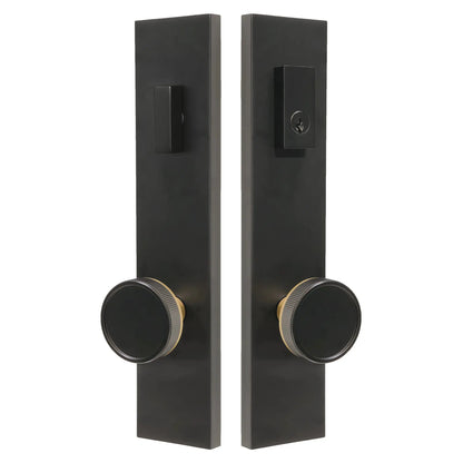 straight knurled multipoint lock