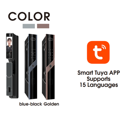 V800 Palm Vein 3D Face Smart Door Lock zhongshan sunshine hardware Co., Ltd