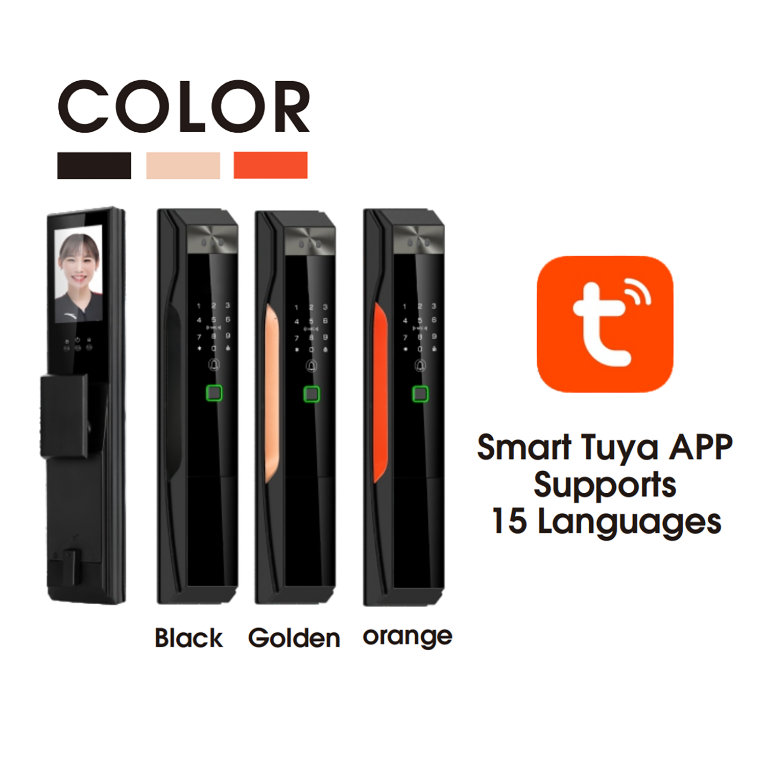 K30 Palm Vein 3D Face Smart Door Lock zhongshan sunshine hardware Co., Ltd